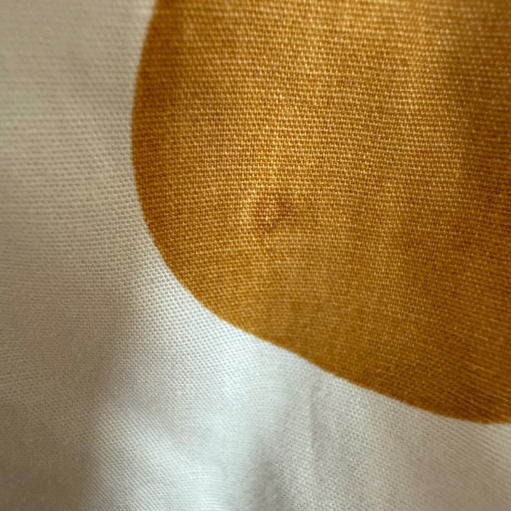 Petal & Pup Phillipa Beige Marigold Polka Dot A-Line Full Skirt Large - Picture 4 of 9